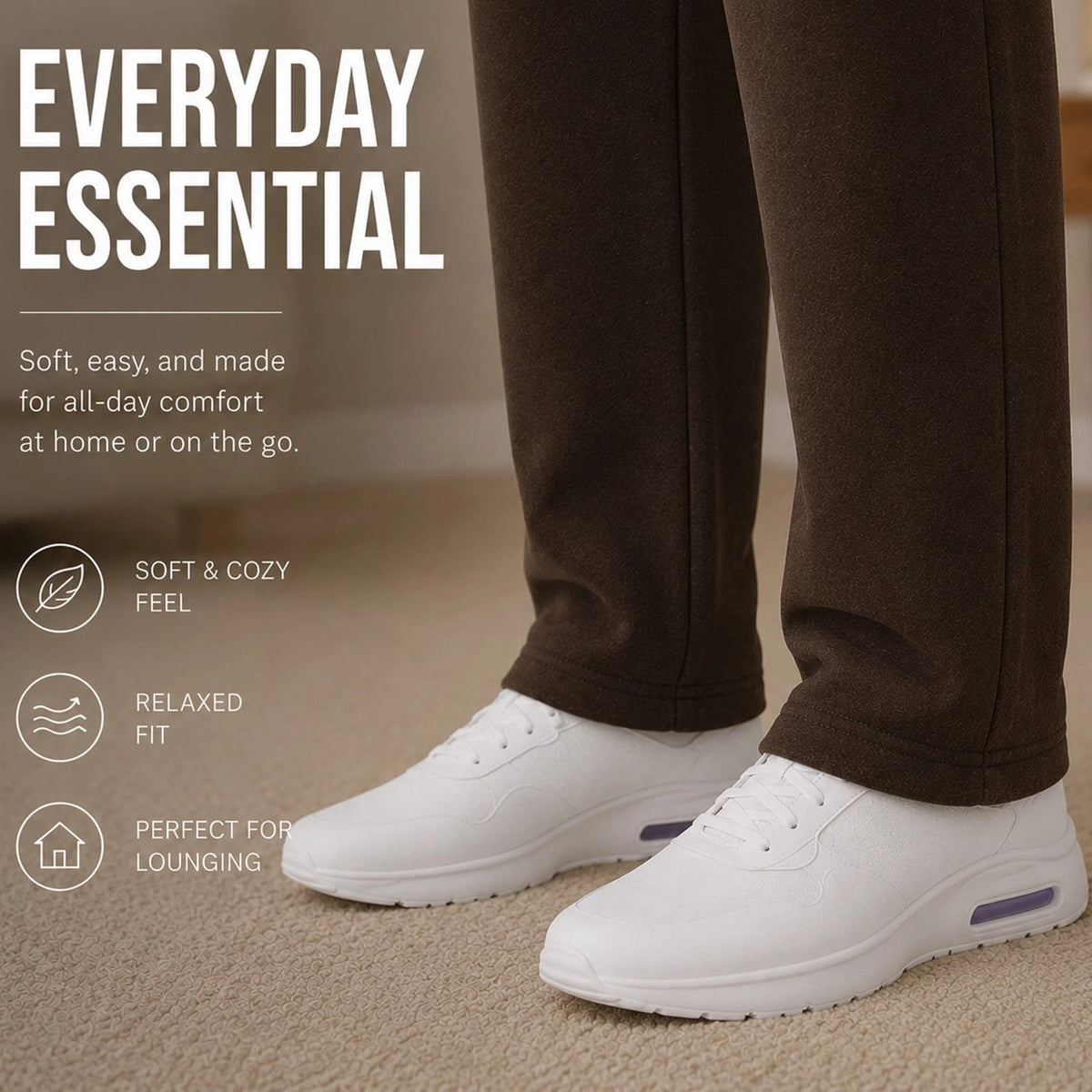 3-Pack Men's Heavyweight Fleece Sweatpants Straight Fit Elastic Waistband S-3XL