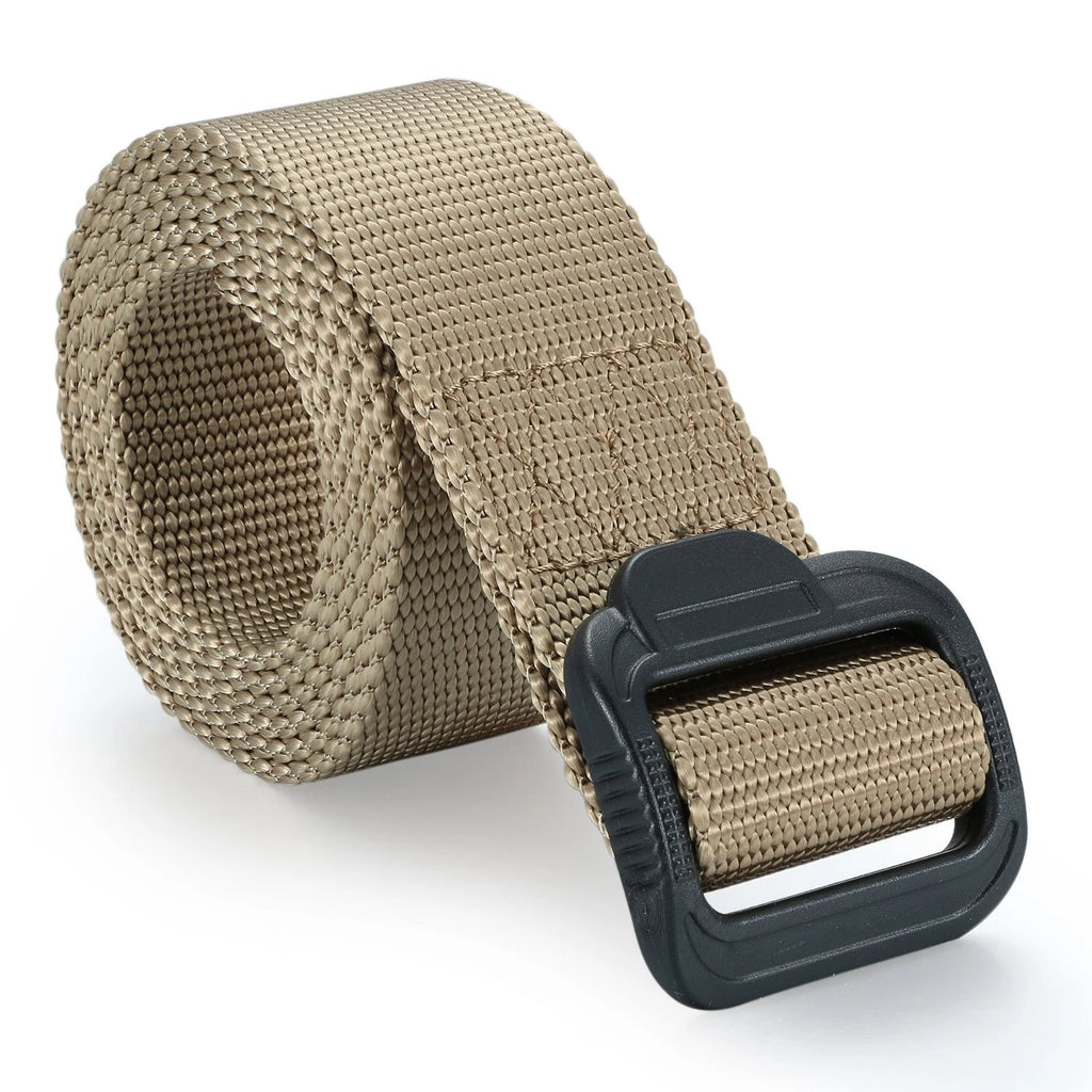 Men's Tactical Military Outdoor Combat Nylon Canvas Belt Buckle Strap Waistband